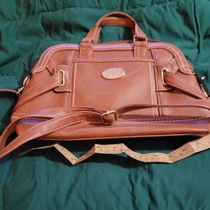 BOC Brown Faux Leather Crossbody Handbag
